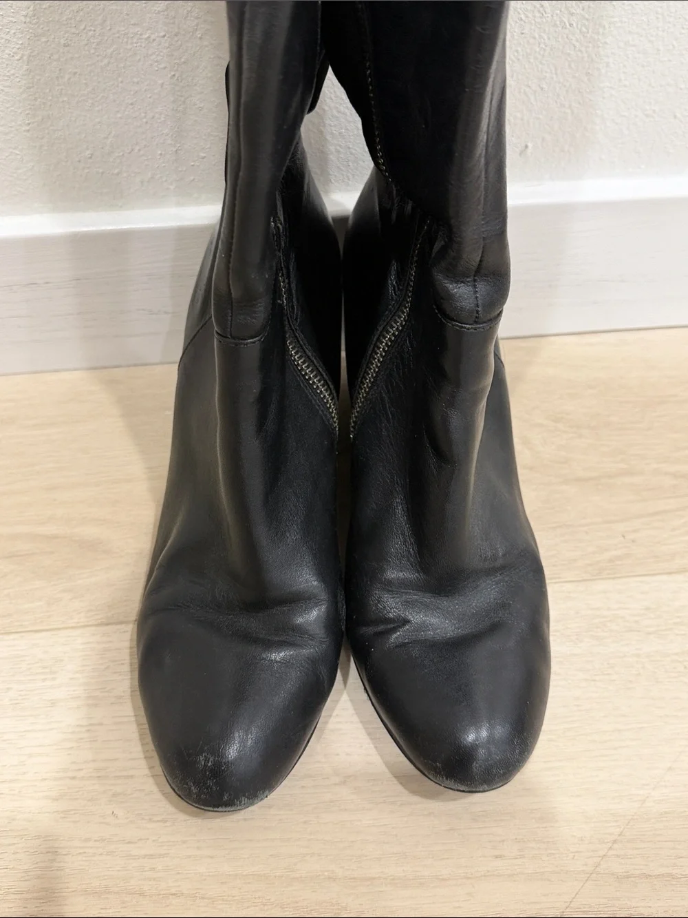 MICHAEL Michael Kors Black Over-the-Knee Wedge Boots